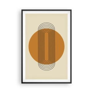 Poster în ramă neagră - Planul perfect - 61x91 cm