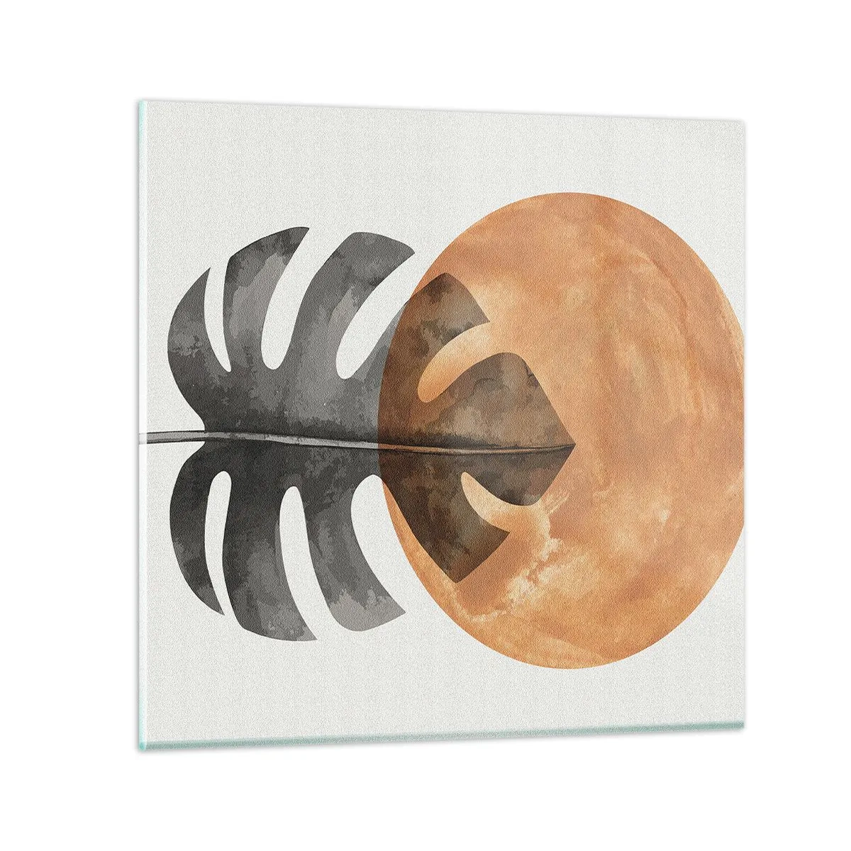 Tablou pe sticlă - Doar soarele - 40x40 cm