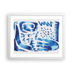 Poster în ramă albă - Înapoi la rădăcini - 50x40 cm