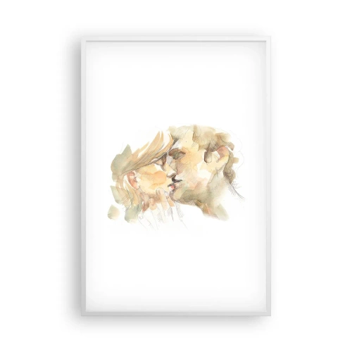 Poster în ramă albă - Jumătatea găsită? - 61x91 cm