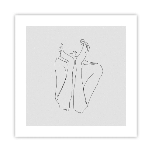 Poster - La ce visează fetele - 40x40 cm