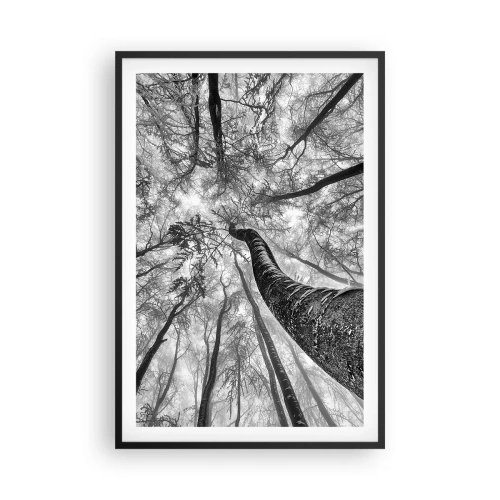 Poster în ramă neagră - Cursa spre lumină - 61x91 cm