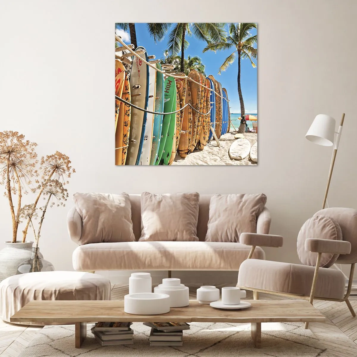 Tablou pe pânză - Distracție însorită - 70x70 cm