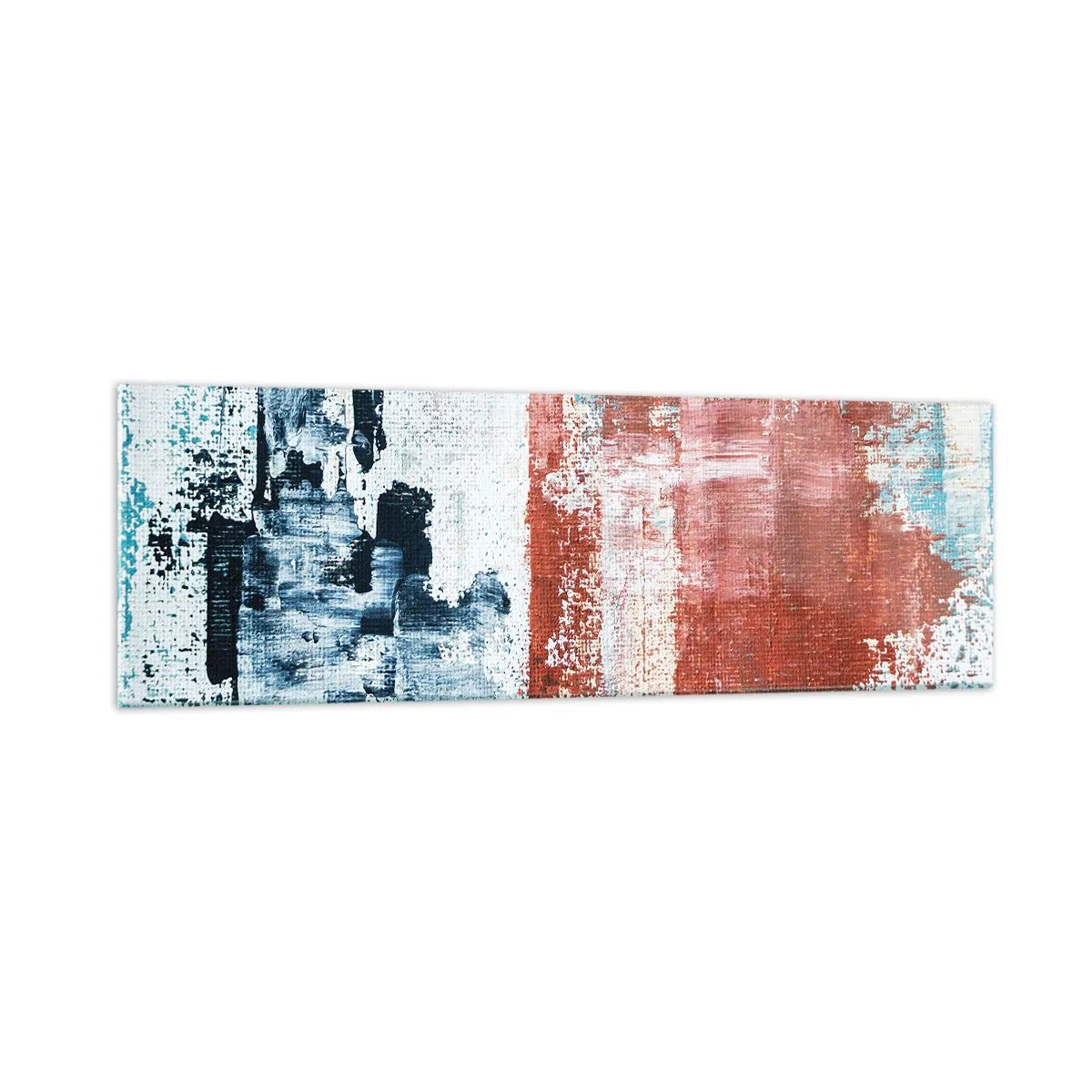 Tablou pe sticlă - Jumi-juma abstract - 160x50 cm