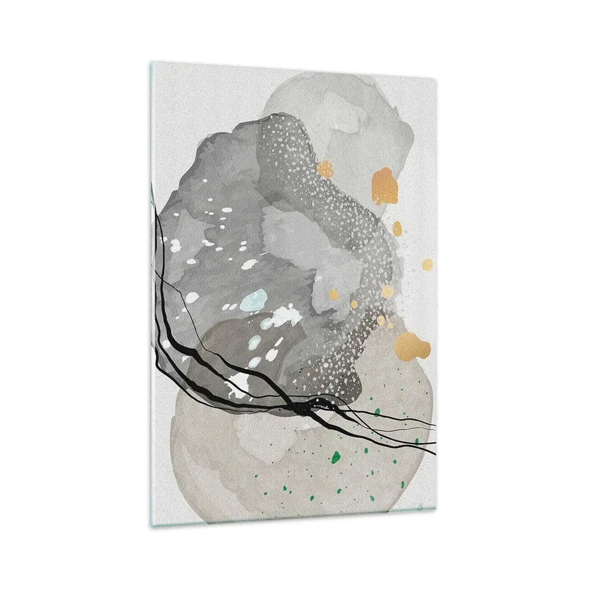 Tablou pe sticlă - Compoziție organică - 80x120 cm