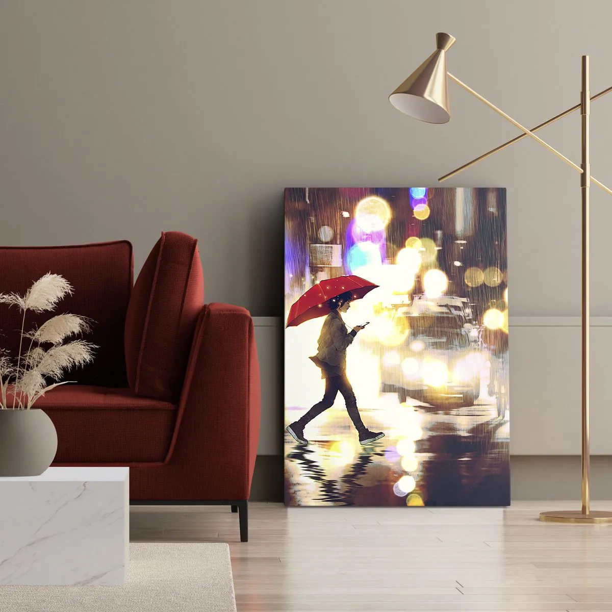 Tablou pe pânză - Și totuși este însorită - 45x80 cm