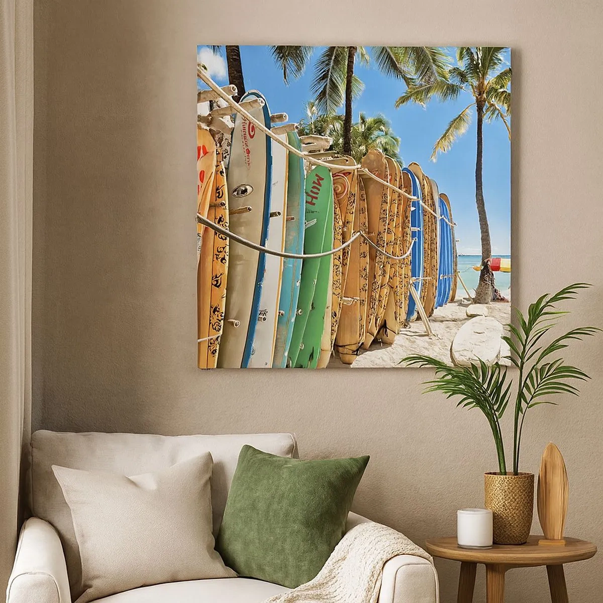 Tablou pe pânză - Distracție însorită - 30x30 cm