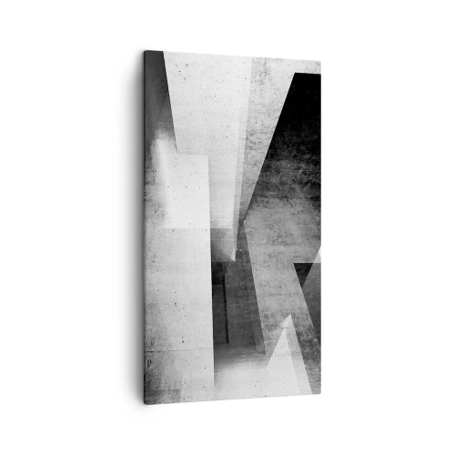 Tablou pe pânză - Structura spațiului - 45x80 cm
