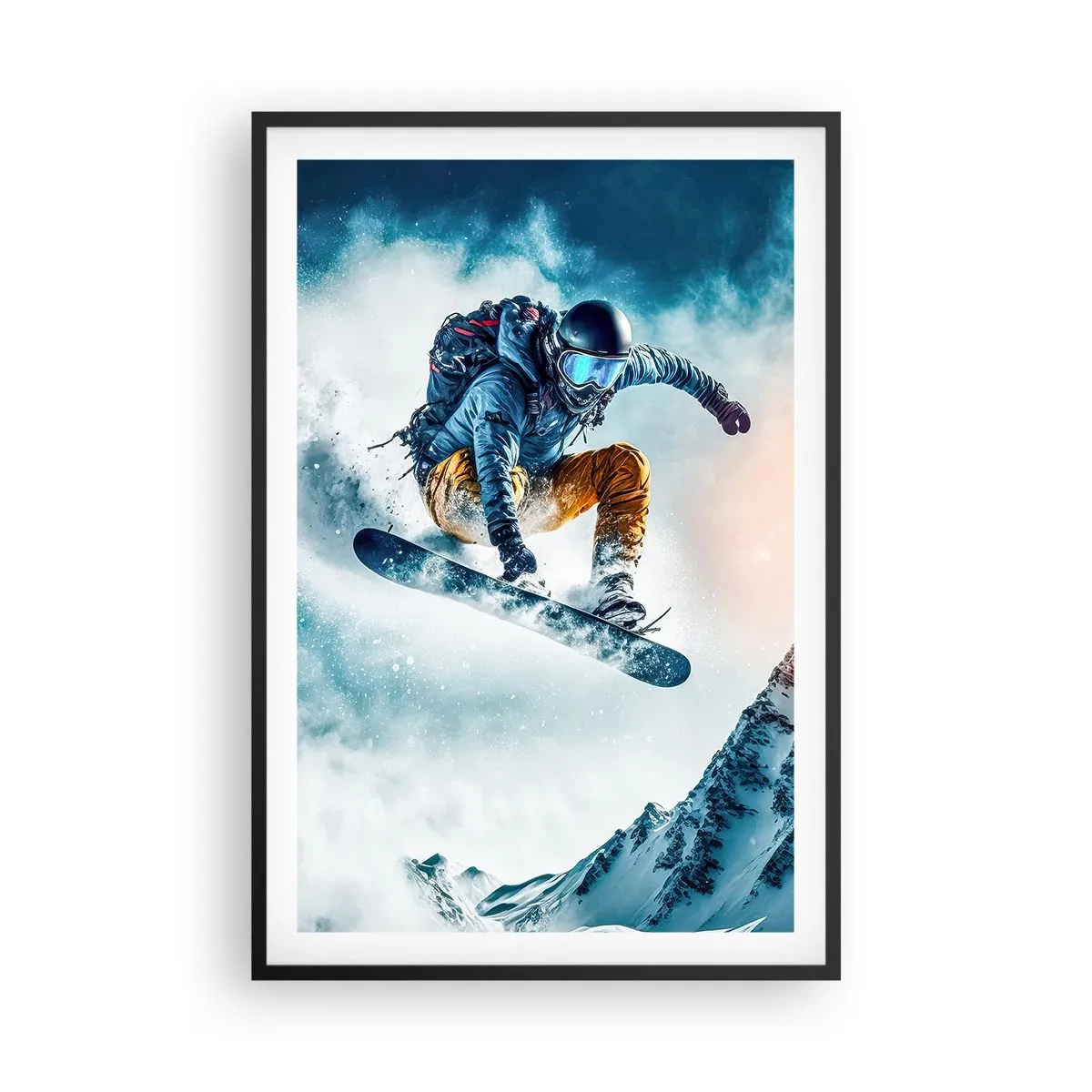 Poster în ramă neagră - Emoții extreme - 61x91 cm