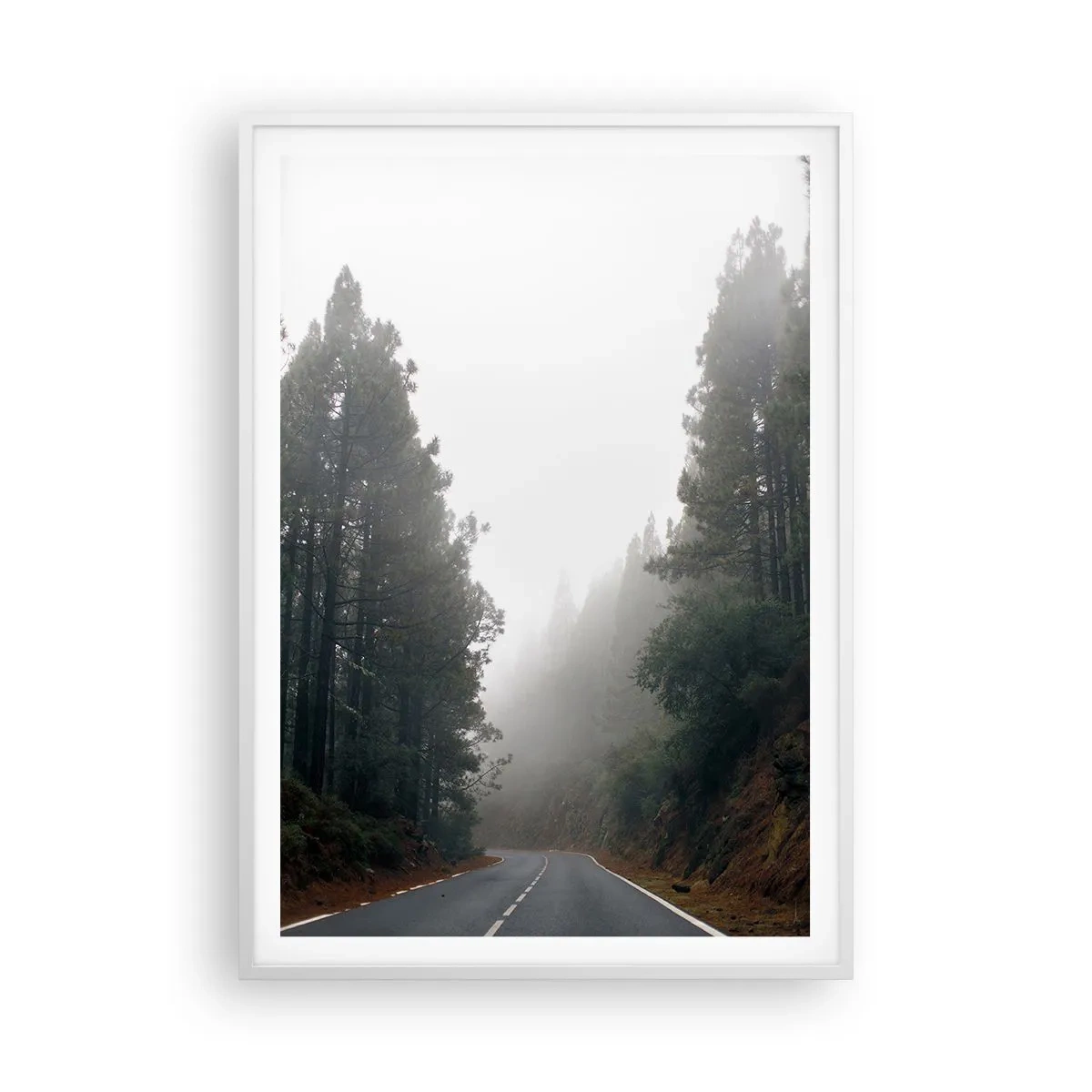 Poster în ramă albă - O poveste din Pădurea Magică - 70x100 cm