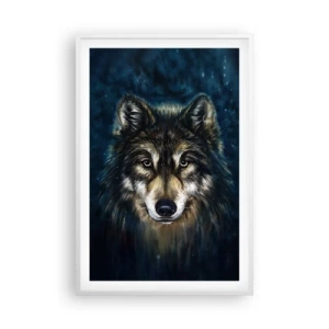 Poster în ramă albă - Alfa? Și omega - 61x91 cm