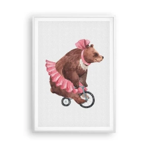 Poster în ramă albă - Ce circ! - 70x100 cm