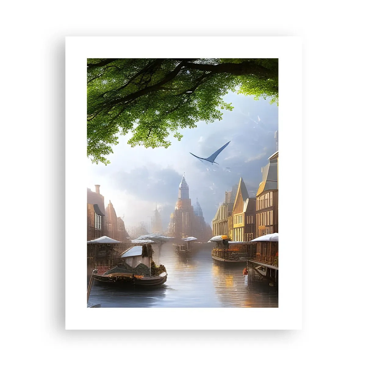 Poster - Peisaj urban olandez  - 40x50 cm