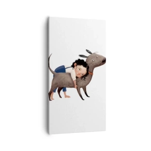 Tablou pe pânză - Cei mai buni prieteni - 55x100 cm
