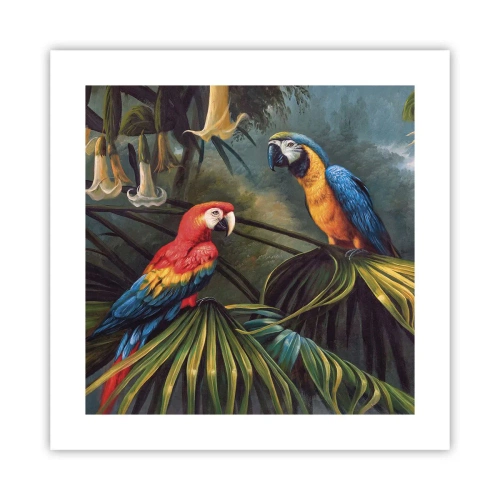 Poster - Romantismul la tropice - 40x40 cm