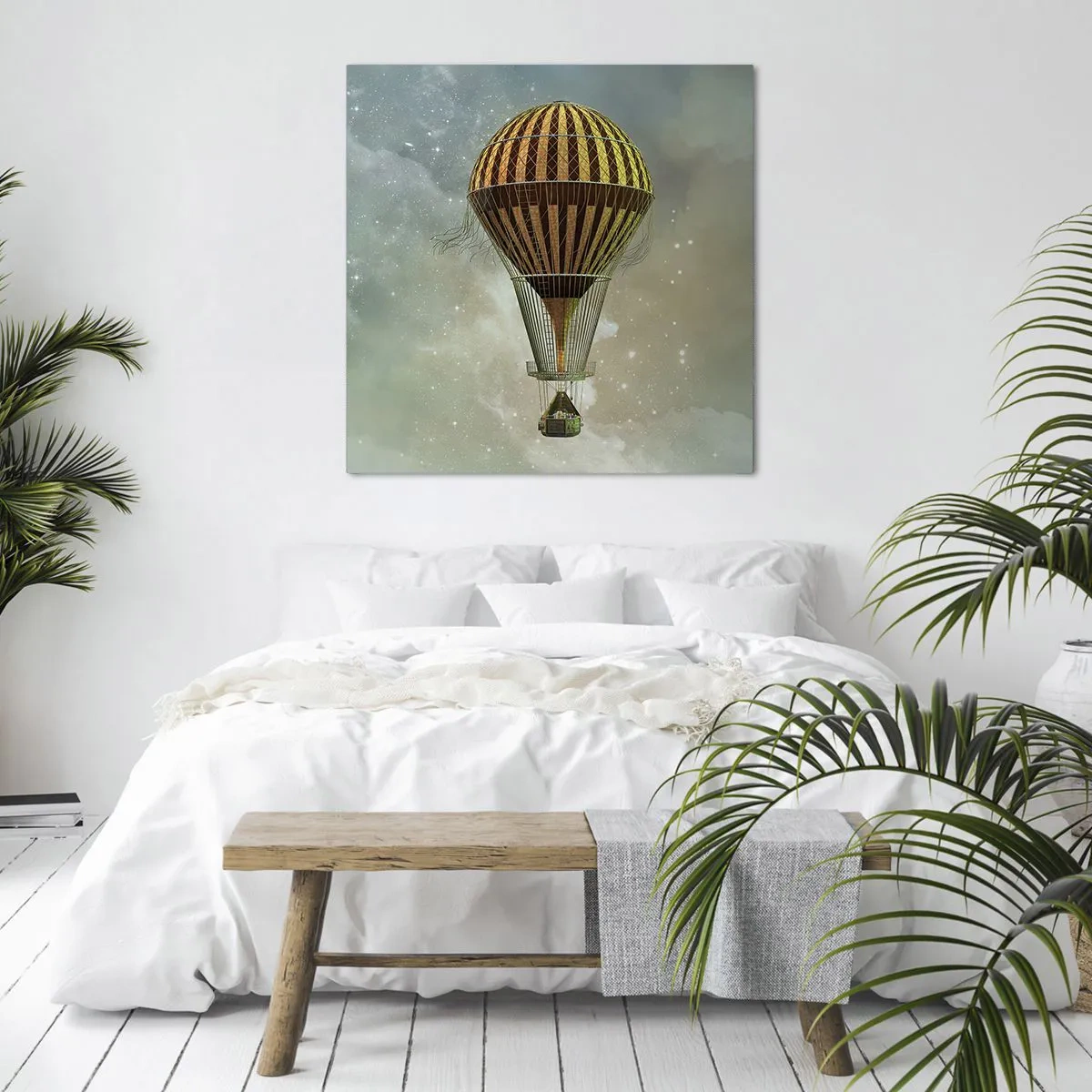 Tablou pe pânză - Zboruri de pionierat - 40x40 cm