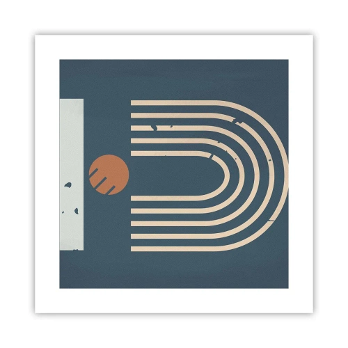 Poster - Geometrie în funcție de rodie - 40x40 cm