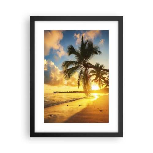 Poster în ramă neagră - Visul din Caraibe - 30x40 cm