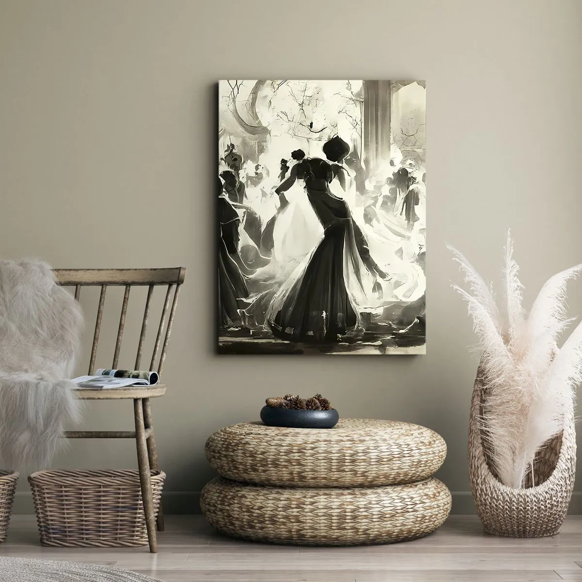 Tablou pe pânză - Marea mascaradă - 55x100 cm