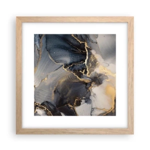 Poster în ramă de stejar deschis - Viața unei pietre - 30x30 cm