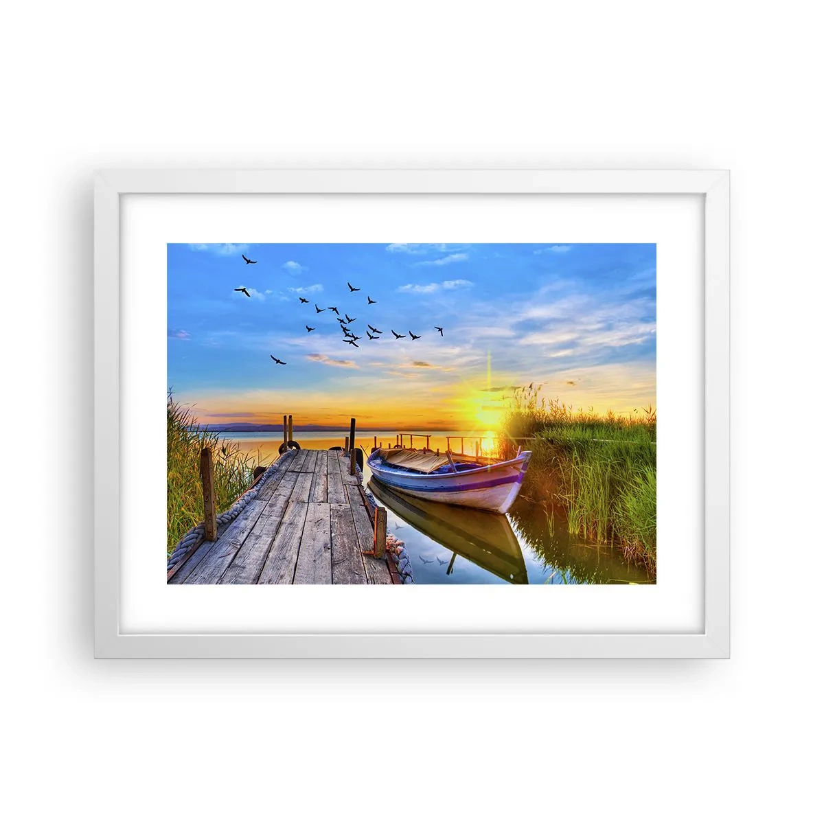 Poster în ramă albă - La revedere, până mâine - 40x30 cm