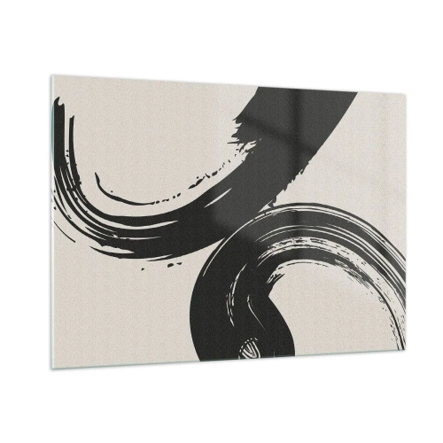 Tablou pe sticlă - Tare și circular - 100x70 cm