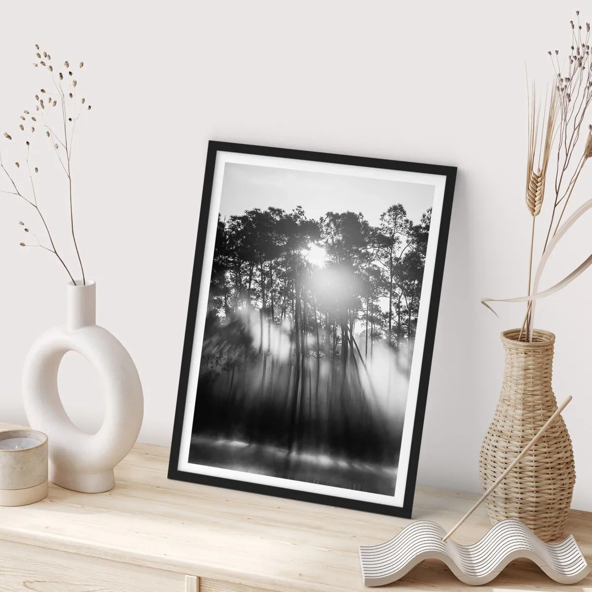Poster în ramă neagră - Soare de neoprit - 61x91 cm