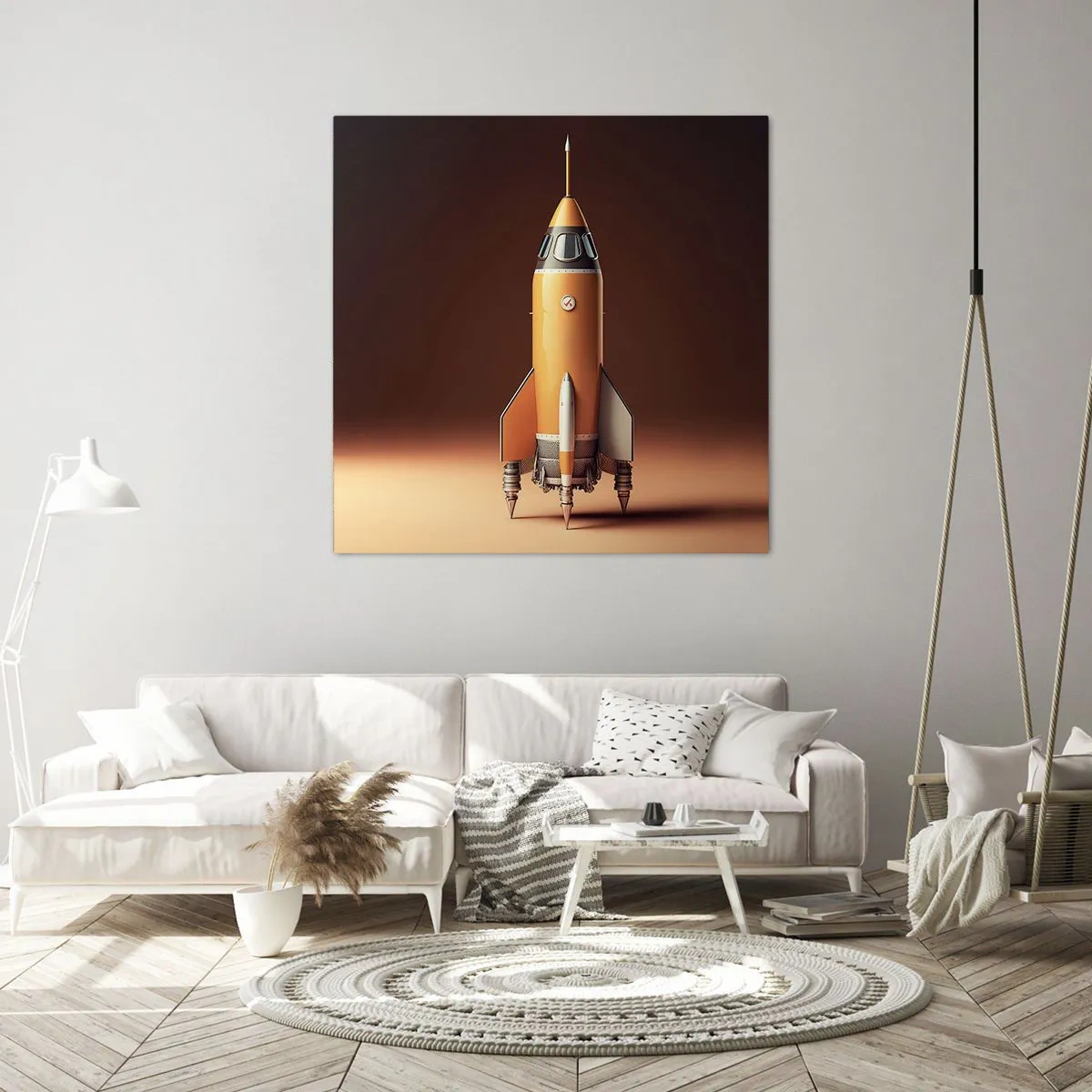 Tablou pe pânză - Totul începe cu un vis - 60x60 cm