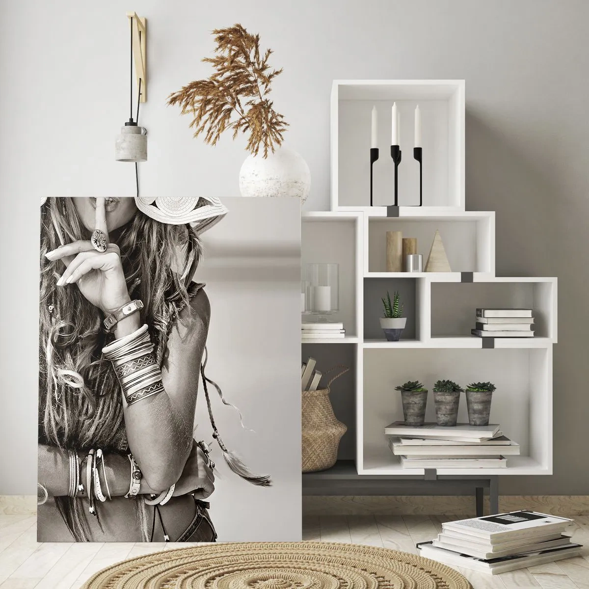 Tablou pe sticlă - Ca o fată - 50x70 cm