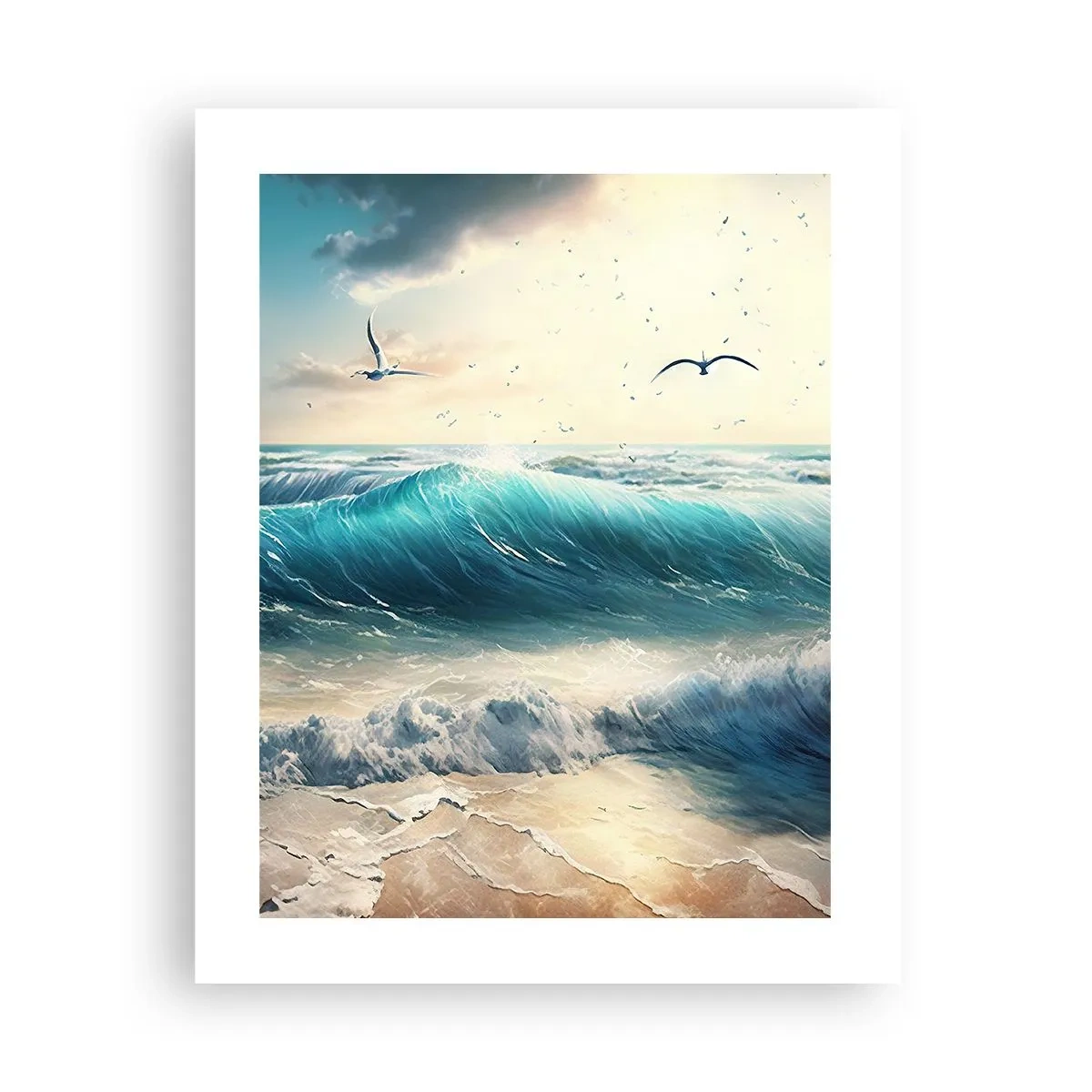 Poster - Sunetul valurilor doar pentru tine - 40x50 cm