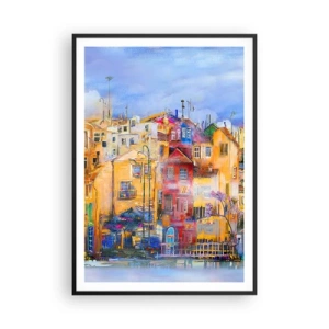 Poster în ramă neagră - Suntem împreună - 70x100 cm