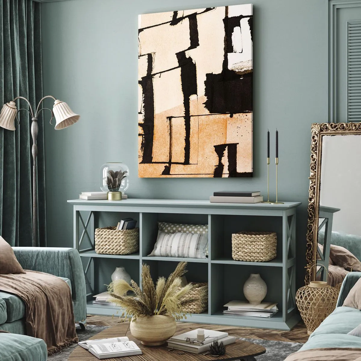 Tablou pe pânză - Cu toate acestea, ordinea - 65x120 cm