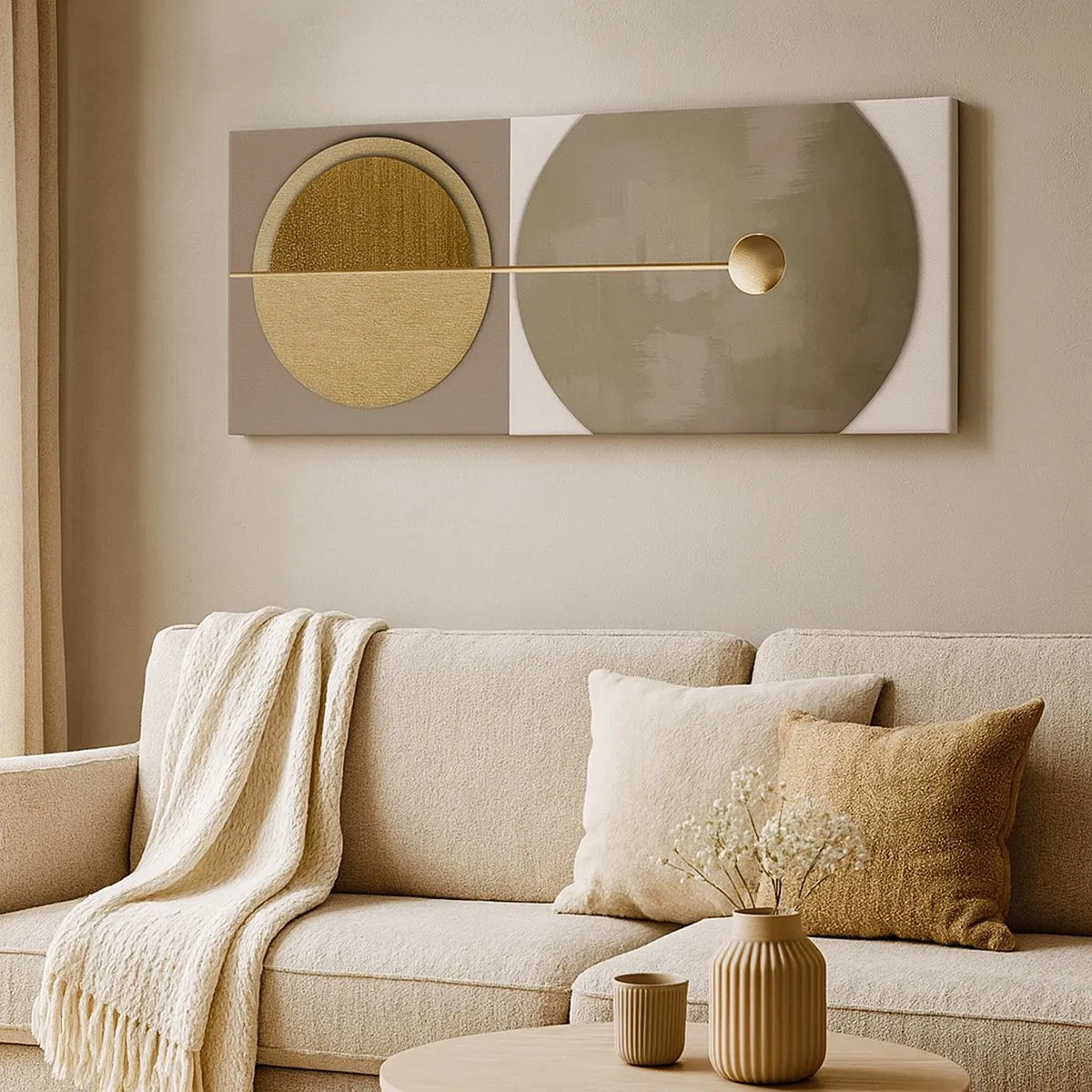 Tablou pe pânză - Echilibru perfect - 100x40 cm