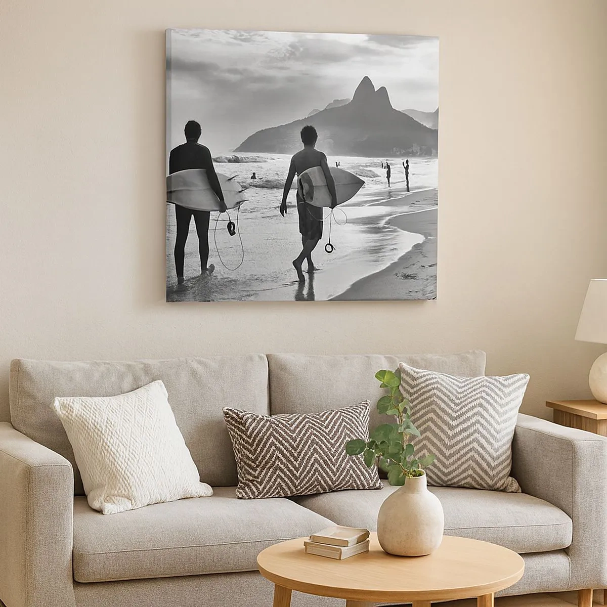 Tablou pe pânză - Samba pentru un val - 30x30 cm