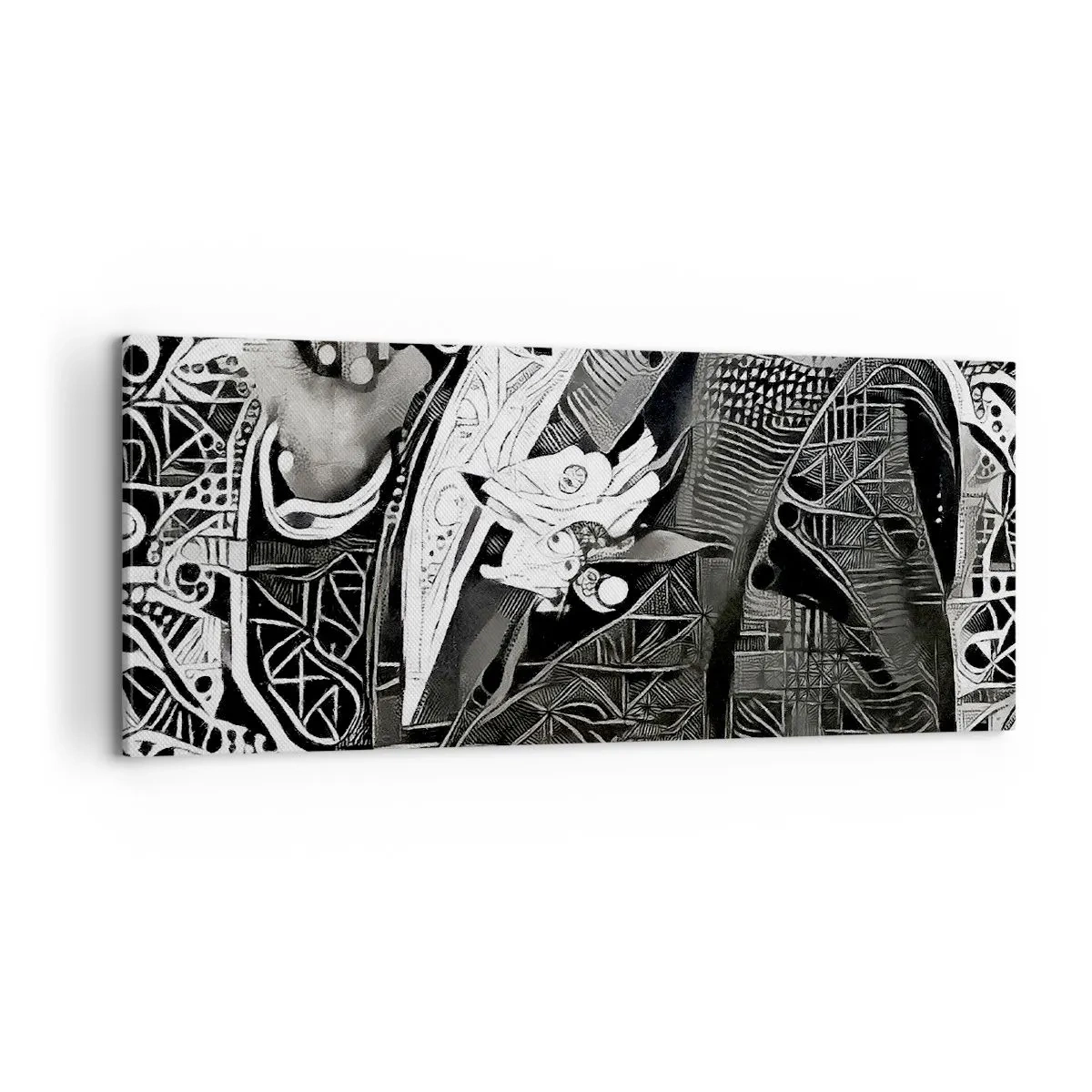 Tablou pe pânză - Doar un om aparent gri - 100x40 cm