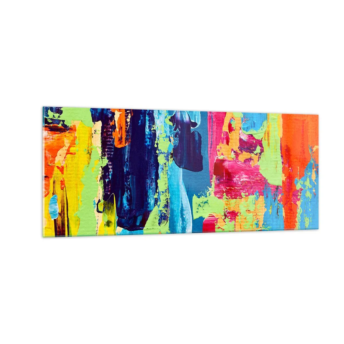 Tablou pe sticlă - Viața este frumoasă! - 100x40 cm