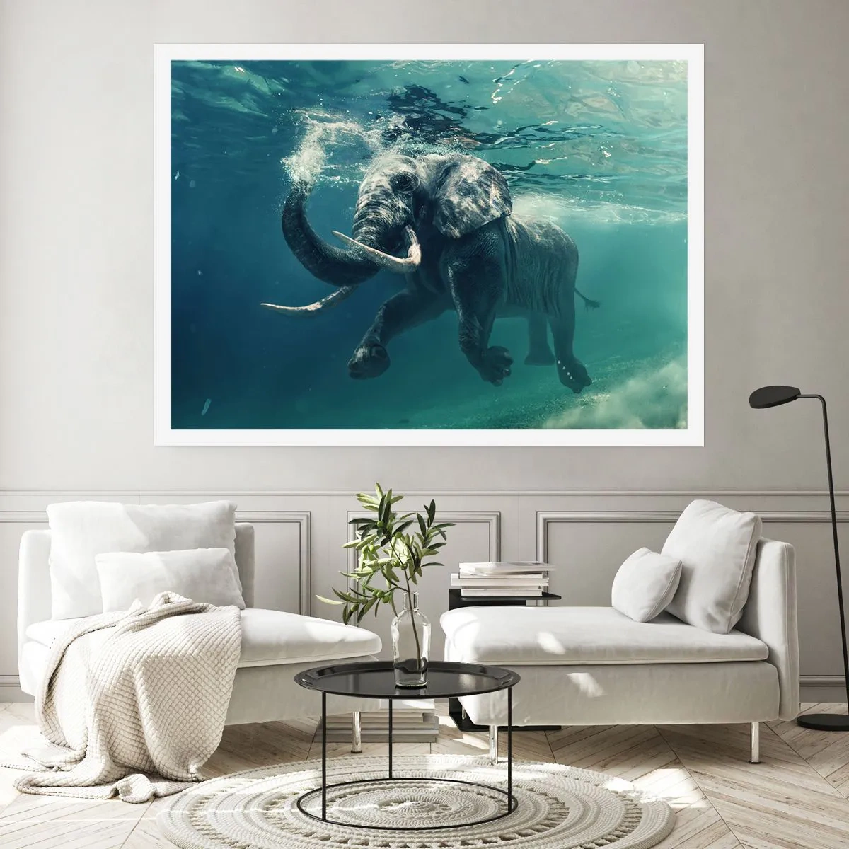 Poster - Tuturor le place să înoate - 50x40 cm