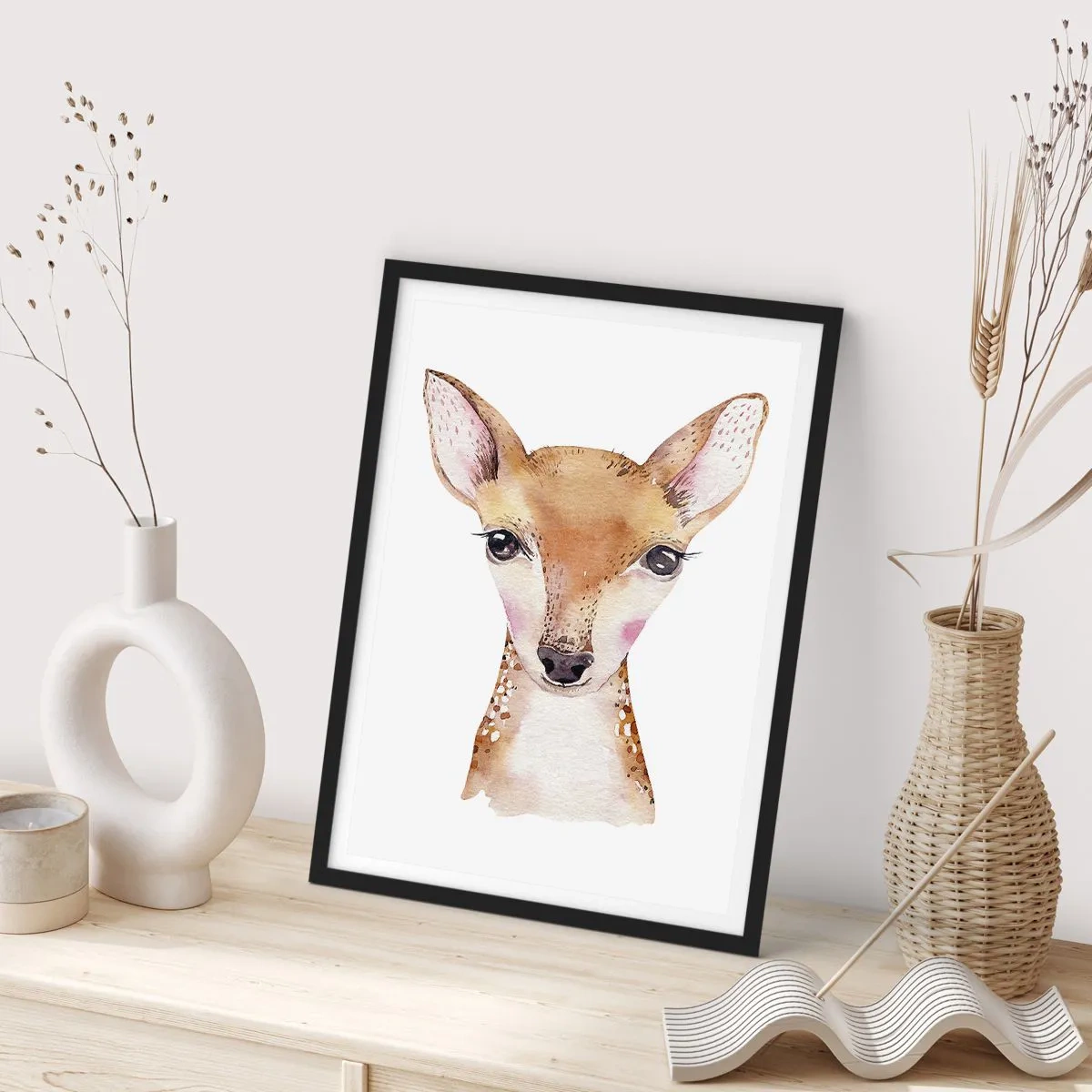 Poster în ramă neagră - Natura inocenței - 70x100 cm