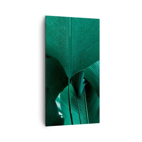 Tablou pe pânză - Cu frunza la lumină - 55x100 cm