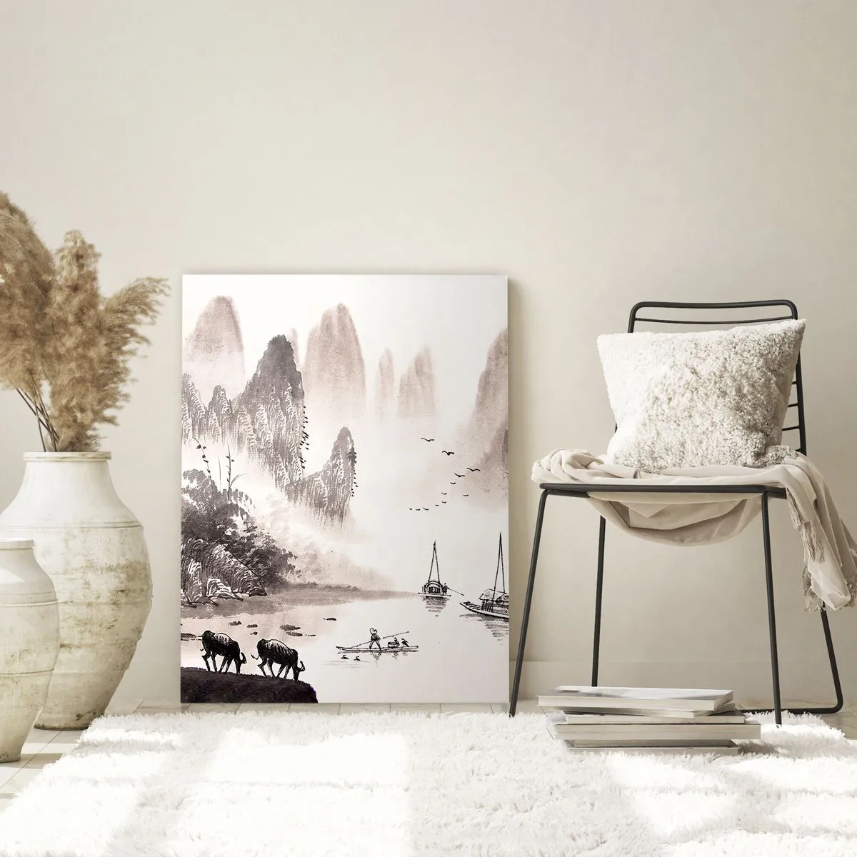 Tablou pe sticlă - Viața exotică de zi cu zi a Estului - 50x70 cm