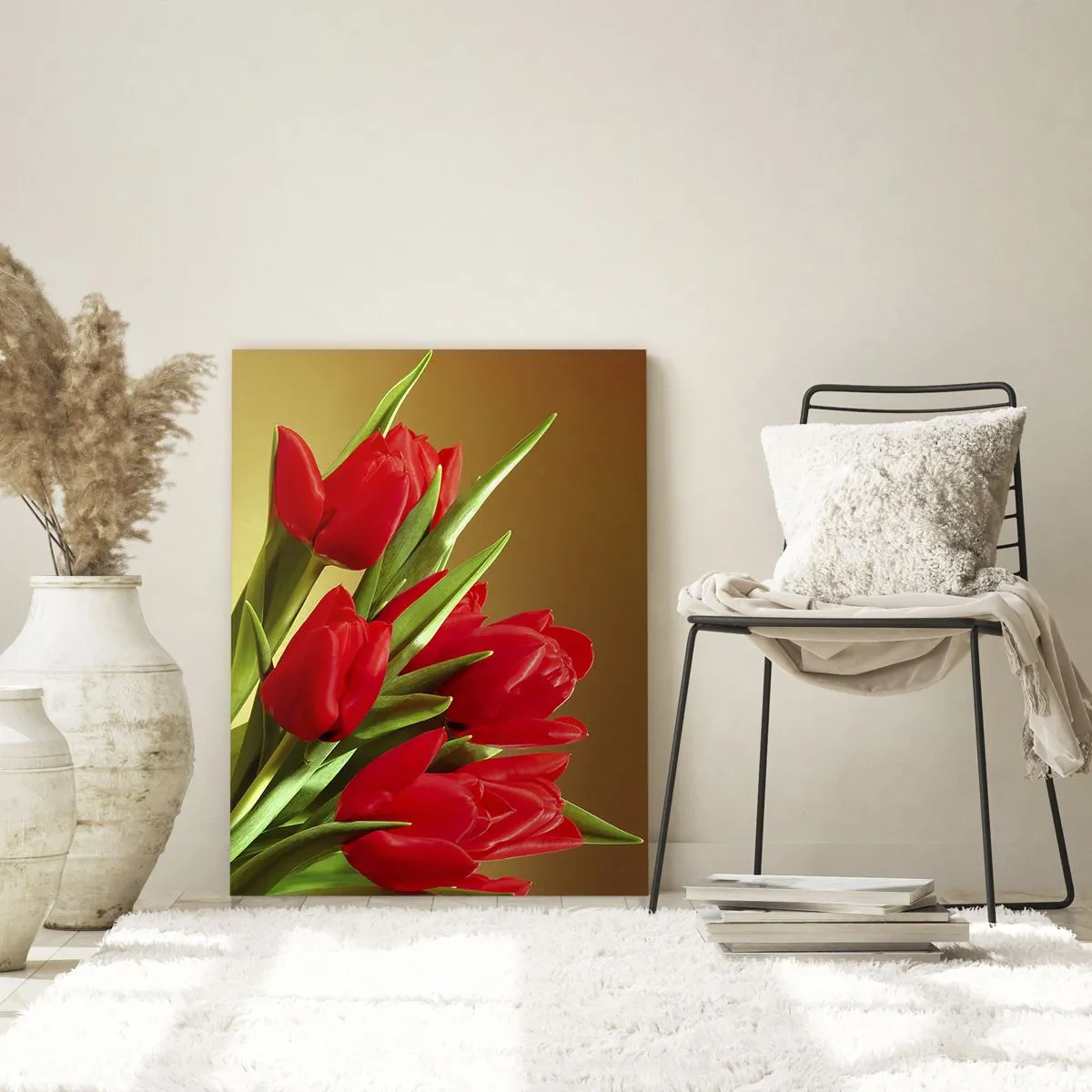 Tablou pe sticlă - O explozie de bucurie de primăvară - 50x70 cm