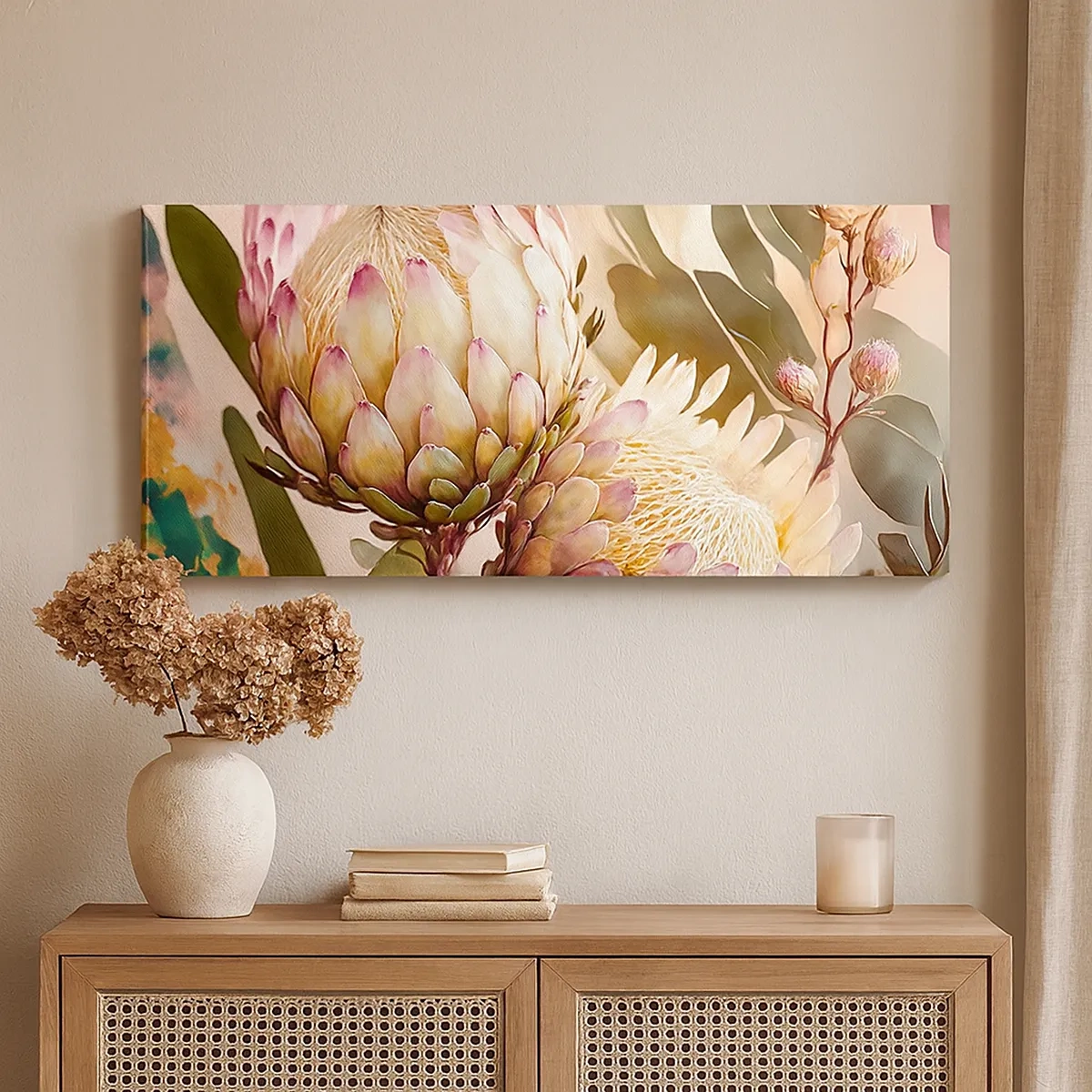 Tablou pe pânză - Îmbrățișare cu tandrețe - 30x30 cm