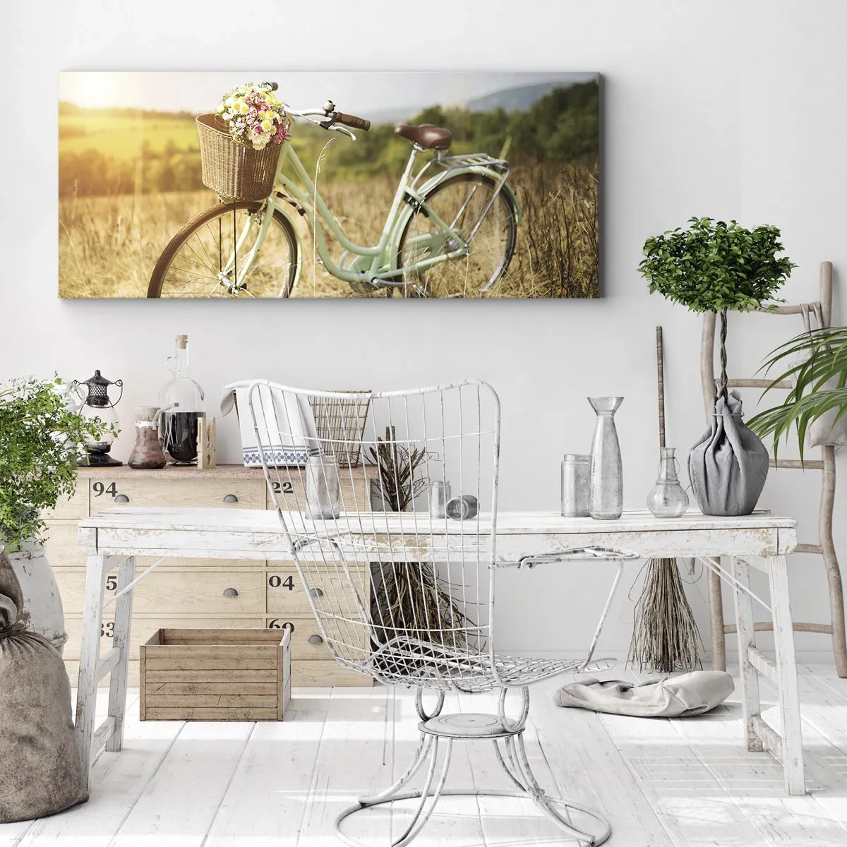 Tablou pe pânză - Mă odihnesc aici un pic - 100x40 cm