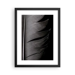 Poster în ramă neagră - Pana - o construcție minunată - 30x40 cm