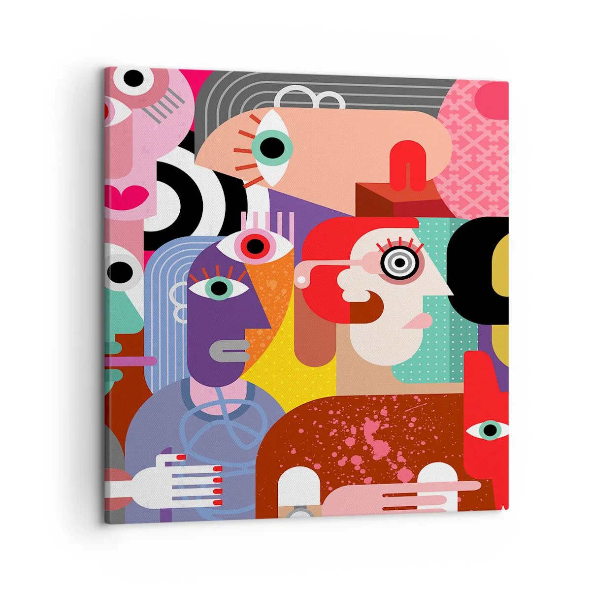 Tablou pe pânză - Am venit de la domnul Picasso - 50x50 cm