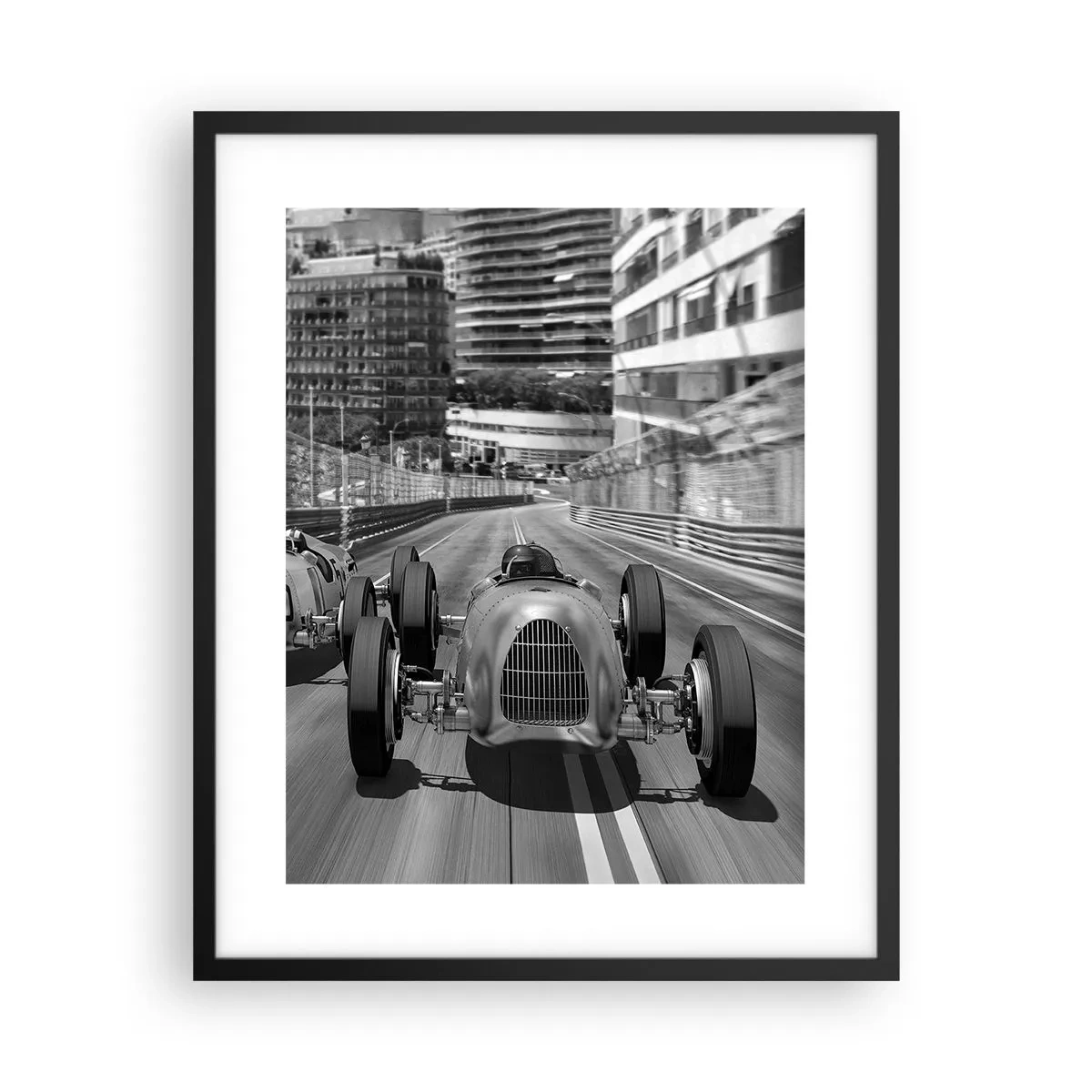 Poster în ramă neagră - A fost odată ca niciodată în Monte Carlo - 40x50 cm