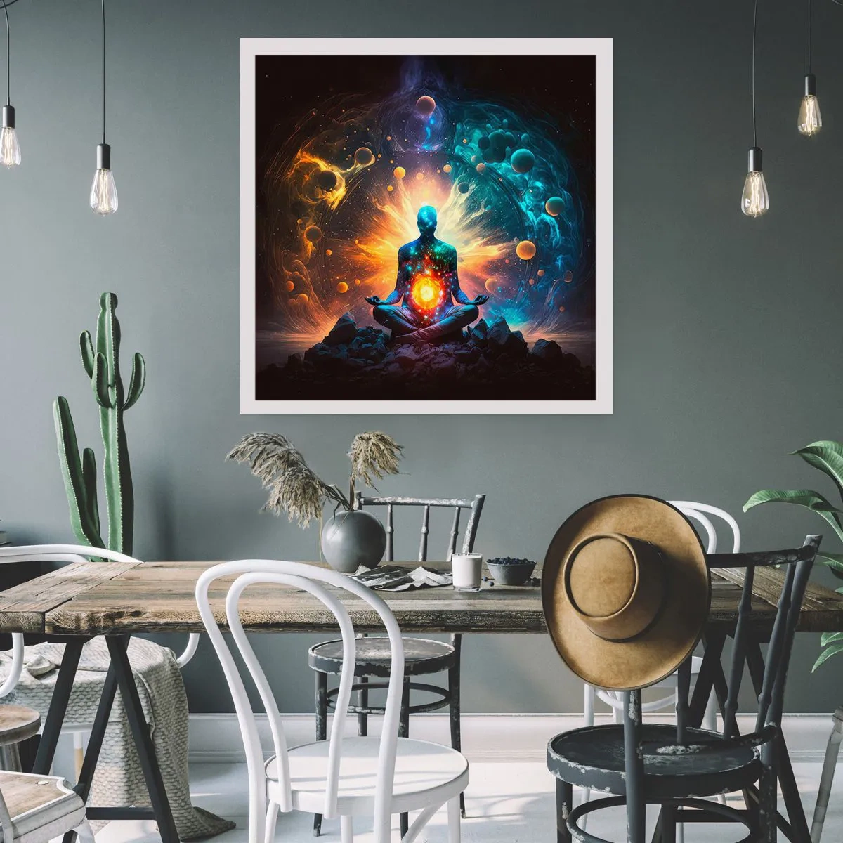 Poster - Liniște cosmică - 50x50 cm