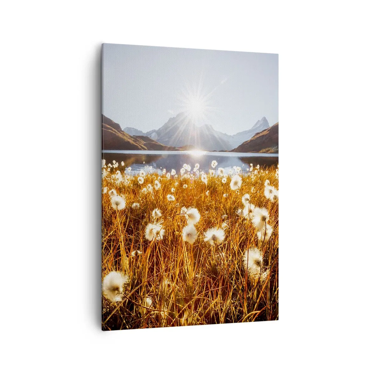 Tablou pe pânză Canvas - Duritatea rocilor, moliciunea ierbii - 70x100 cm