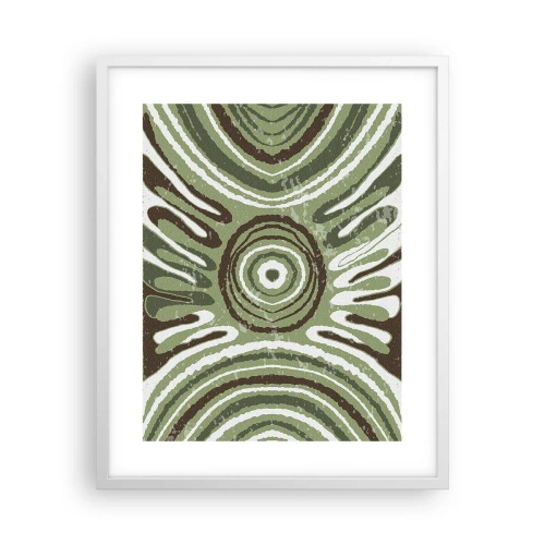 Poster în ramă albă - Explozie de emoții - 40x50 cm