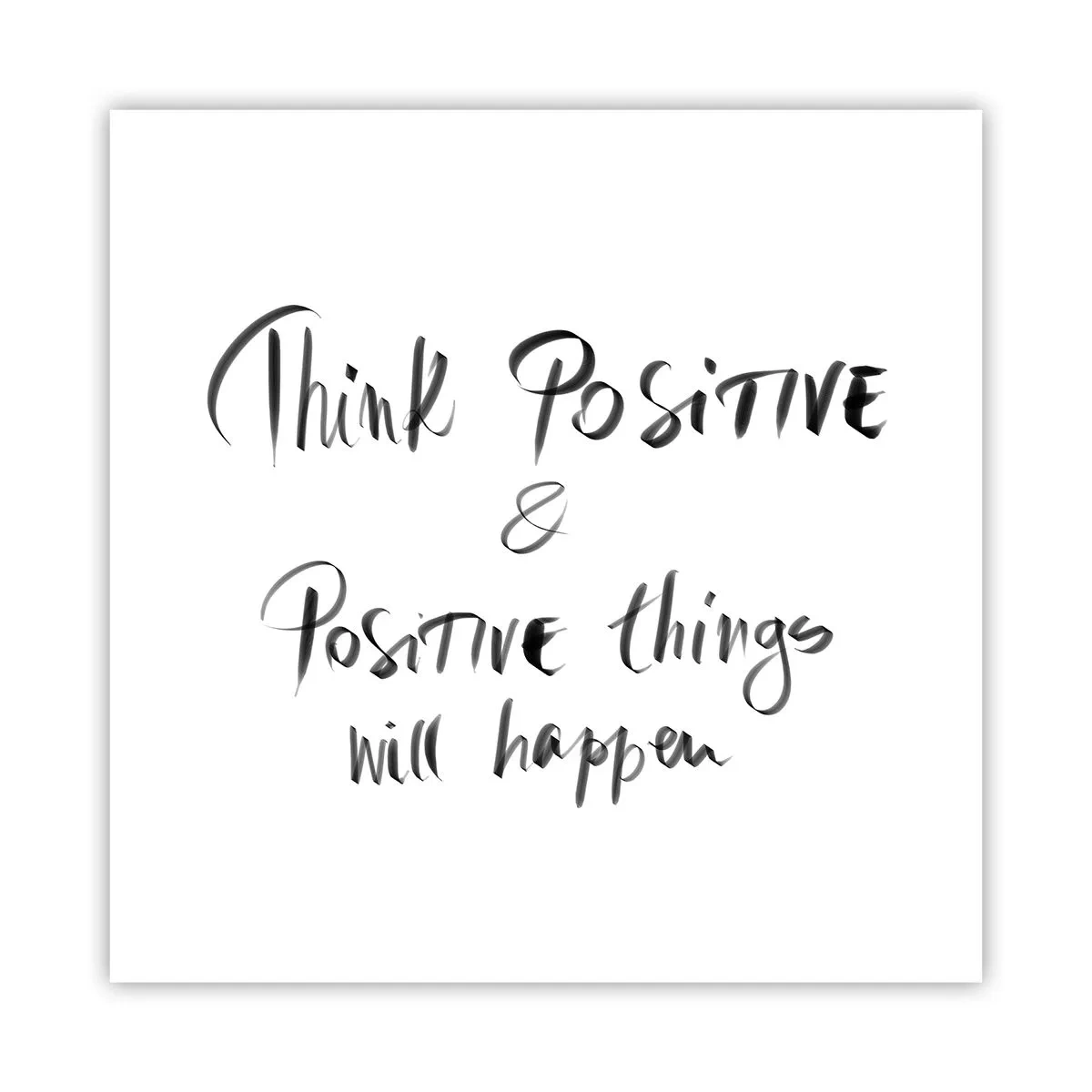 Poster - Cum să trăim bine? - 60x60 cm